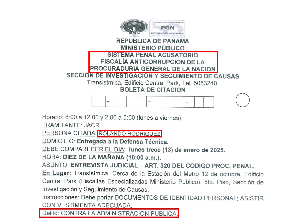Caso de corrupción: Rolando Rodríguez enfrenta nuevas acusaciones en Panamá