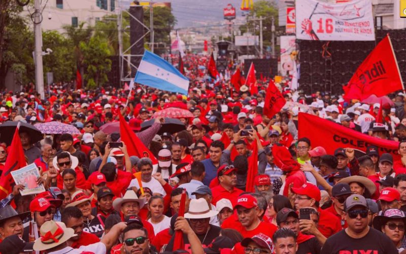 Marcha de LIBRE en San Pedro Sula revela crisis interna y afecta campaña de Rixi Moncada