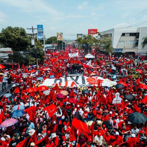 Fracaso de la marcha de LIBRE en San Pedro Sula marca tensiones en torno al “Plan Venezuela”