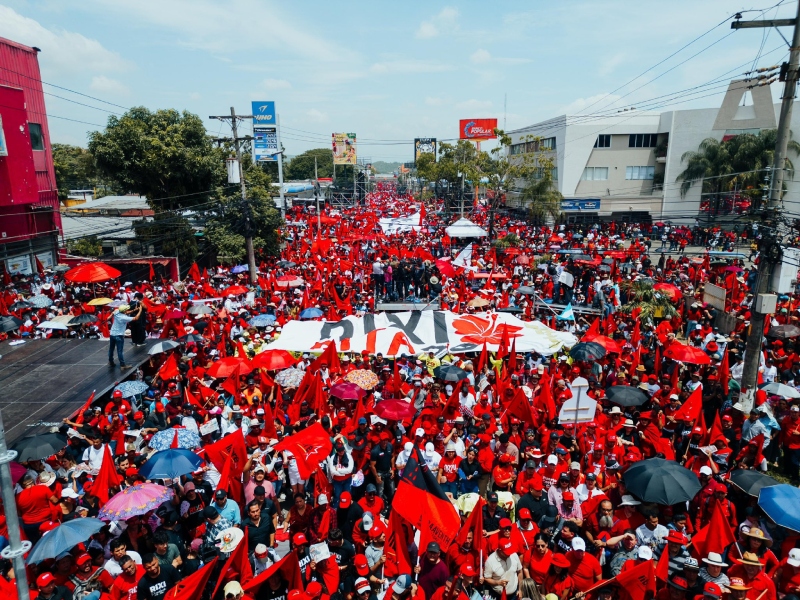 Fracaso de la marcha de LIBRE en San Pedro Sula marca tensiones en torno al “Plan Venezuela”